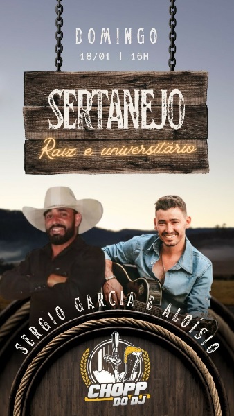 Sertanejo raiz e universitário