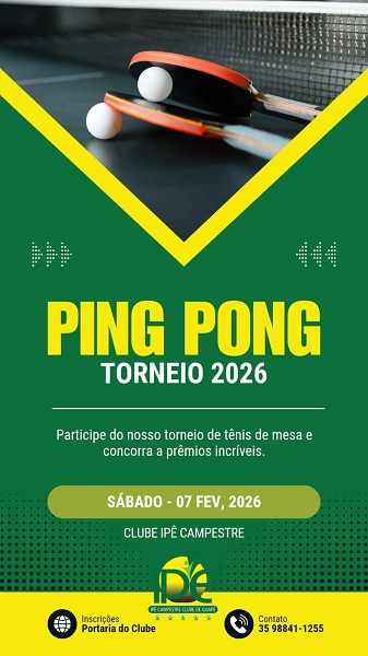 Torneio de ping pong